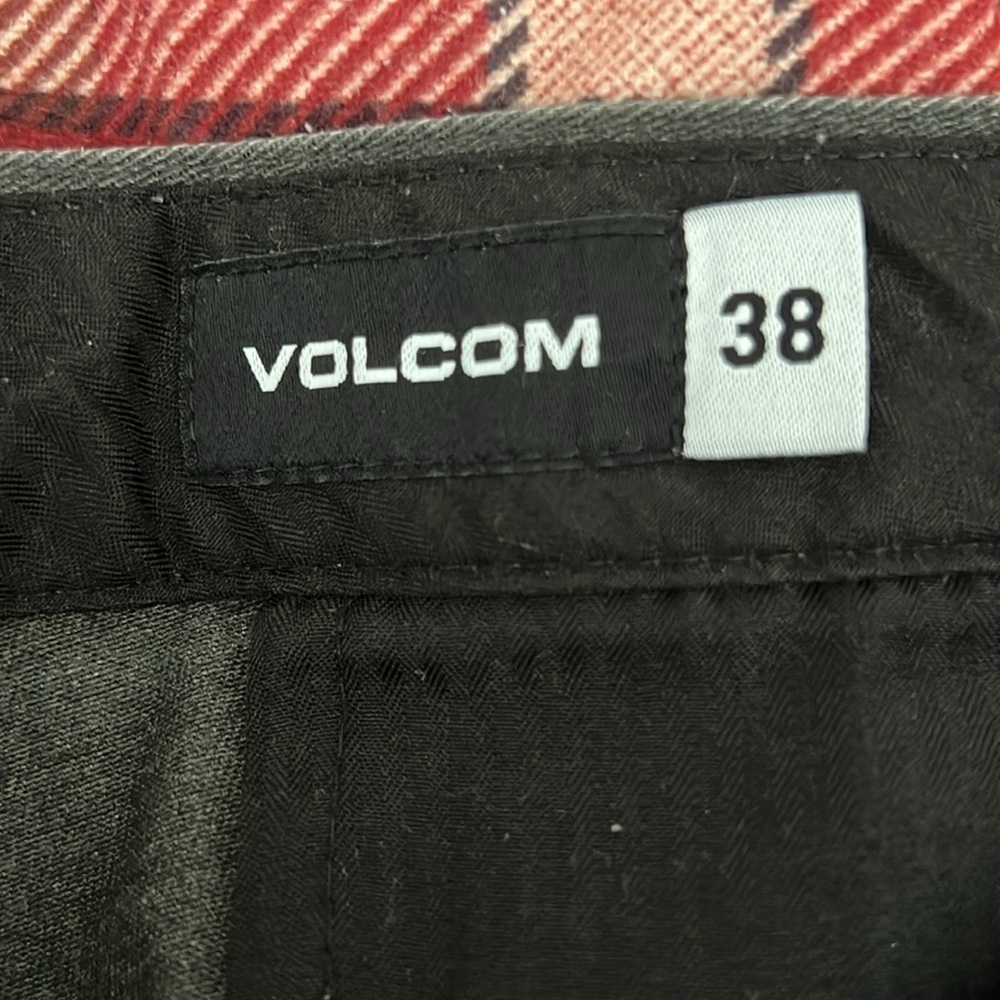 Volcom True To This Hybrid Chino Shorts Mens Size 38 Gray Stretch Casual - Picture 3 of 5